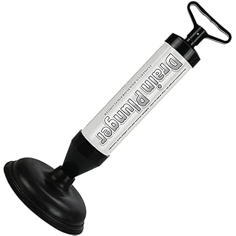Toilet Plunger Set Air Pump Drain Unblocker Drain Clog Remover Tool for Clears Toilets, Bathtub, Showers, Sinks, drains Cover