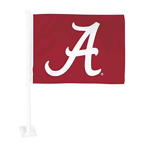 FANMATS 41687 Alabama Crimson Tide Car Flag 2-pk