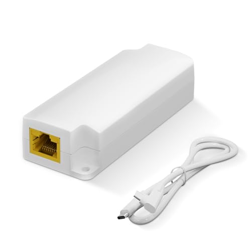 Convertisseur Gigabit PoE vers USB C pour smartphone et tablette