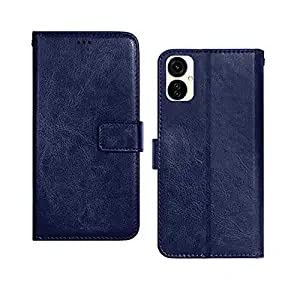 Techno Camon 19 Neo Back Cover |Top Grade Classic Luxury Vegan Leather Case| Shockproof Protective Edges| Rich Look | High End Series for Techno Camon 19 Neo (Blue) (Please check your phone model before buying
