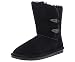 BEARPAW Women's Abigail Winter Boot, Black, 9 M US