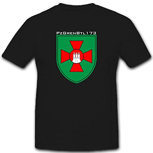 T-shirt armee allemande 173 noir XXXL : look militaire decontracte pour homme