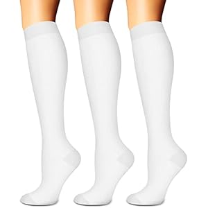 SunFeeling Compression Socks for Women & Men Circulation (3 Pairs) – Best Support for Athletic Running Nurses Recovery Travel