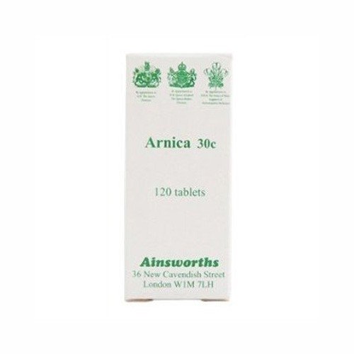 Ainsworths Arnica 30C Homoeopathic Remedy 120 tablet X 3 (Pack of 3)