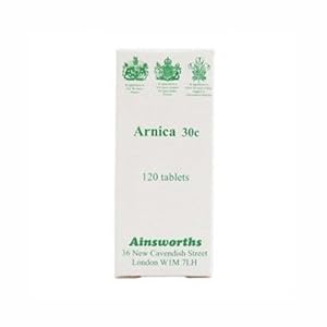 Ainsworths Arnica 30C Homoeopathic Remedy 120 tablet X 3 (Pack of 3)