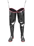  PROS WATSTIEFEL Strong Fischerhose Watthose Anglerhose PVC als Latex Teichhose (42)