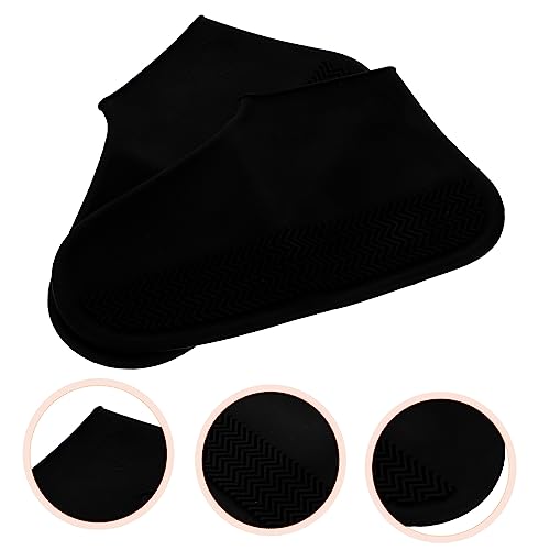 Couvre-chaussures de pluie imperméables en silicone élastique et antidérapant - 2