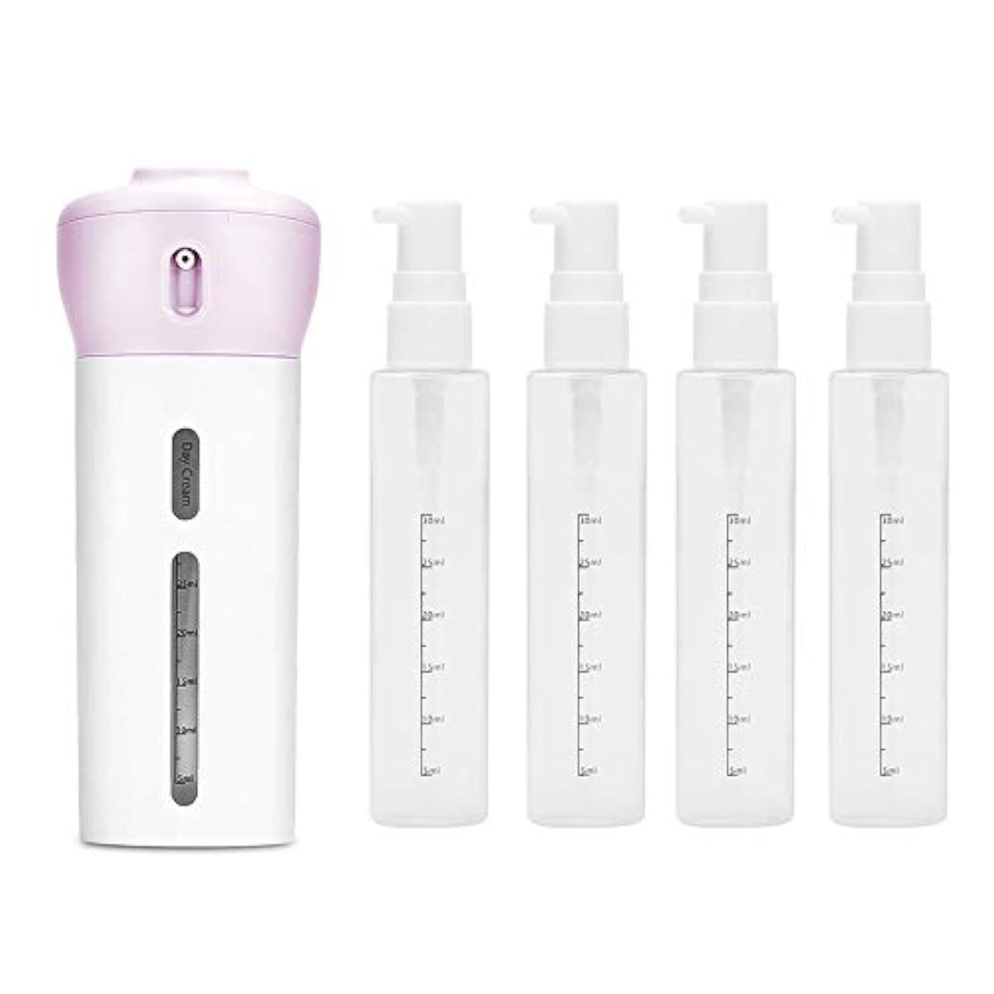 4 in 1 Travel Dispenser Leak-proof Bottles Set for Toiletries