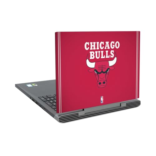 Autocollant vinyle Chicago Bulls Dell Inspiron 15 7000 skin de protection rouge P65F