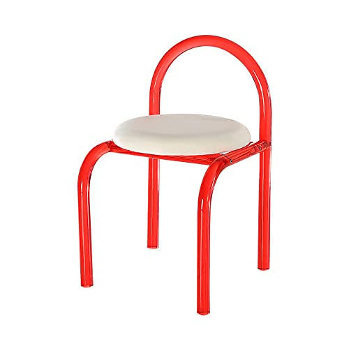 Chaise de maquillage transparente pour petits espaces et entrée ordonnée - 2