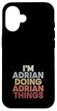 Adrian name I'm Adrian doing Adrian personalized name or surname for a birthday party. I'm Adrian doing Adrian name customized name custom name is funny first name retro vintage text as a fun family name last name novelty.