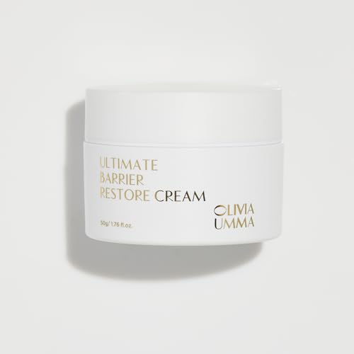 OLIVIAUMMA Ultimate Barrier Restore Cream Korean Skincare - Hydrating Face Moisturizer with Hyaluronic Acid - Nourishing & Firming Moisturizer Cream for All Skin Types - 50g