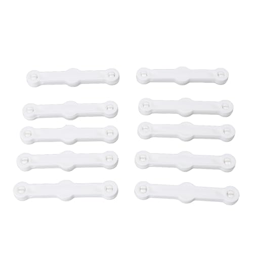 Yctze Pantalla de Ventana de Plástico 20 Piezas Pantalla de Ventana Instalación Ligera y Compacta Profesional de Hebilla Herrajes para Puertas de de Dormitorio en Casa