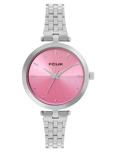 FCUK Pink Dial Analog Watch for Women - FK00029C (B0CMJ1P176) Amazon Price History, Amazon Price Tracker