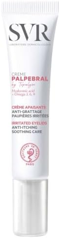 SVR Palpebral Eye Cream. Hyaluronic Acid & Shea Butter Ultra-Soothing for Extremely Dry, Itchy & Sensitive Skin Prone to Irritations. Steroid & Fragrance-free Formula, Non-comedogenic. 0.5 fl.oz