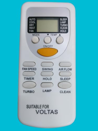 Image of Sanavya AC Remote Control - Compatible Replacement for Split & Window Air Conditioners - Replicates Genuine Remote Functions (Voltas LLyod Videocon ac Remote 49)