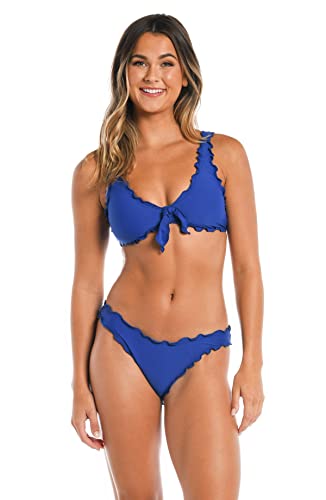 Hobie Women's Ruffle Bralette Bikini Swimsuit Top