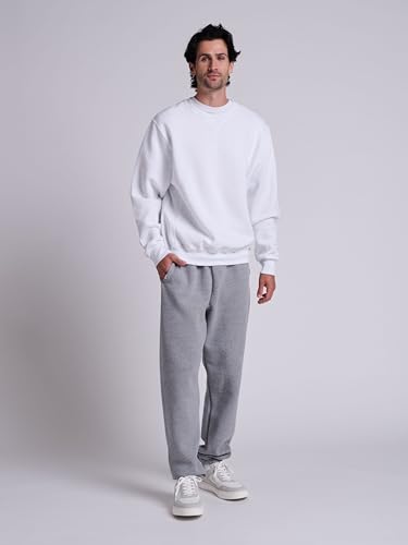 Russell Athletic Men's Dri-Power Closed-Bottom Sweatpants with Pockets,Oxford,Small