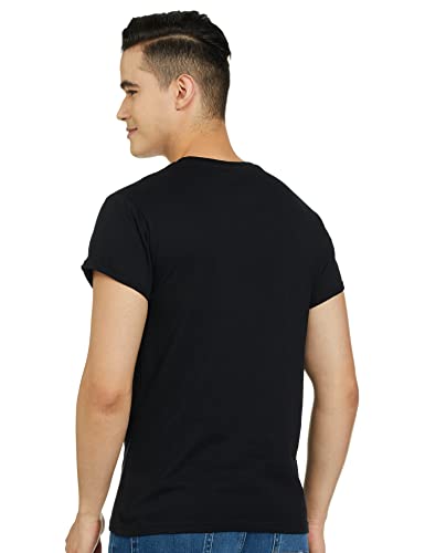 Image of AMIGOS Men's Solid Regular Fit T-Shirt