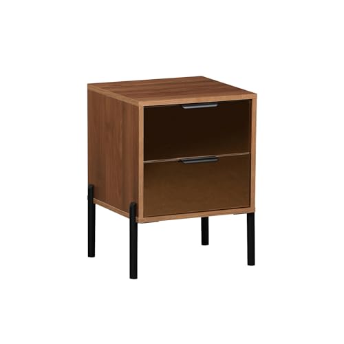 Sweeek: Mesita de Noche Vintage de 2 cajones
