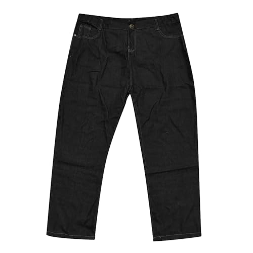 Mens Baggy Jeans Relaxed Loose Fit Wide Leg Denim Vintage Pants Casual Stretch Trousers for Men2
