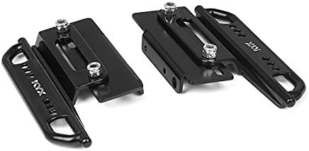 KYX Racing Metal Side Step Running Boards Foot-Plate Upgrades Parts Accessories for 1/24 RC Crawler Car Axial SCX24 JLU