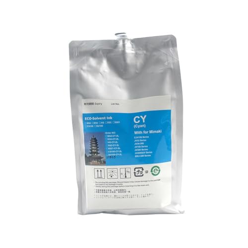 Bolsa de tinta cian WinnerJet BS3 para plotter Mimaki CJV300-130 de 2 litros