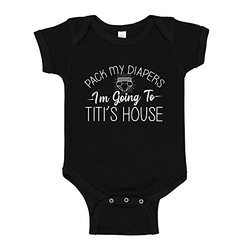 I'm Going to Titi's House Funny Titi Baby One Piece Bodysuit or Toddler T-Shirt