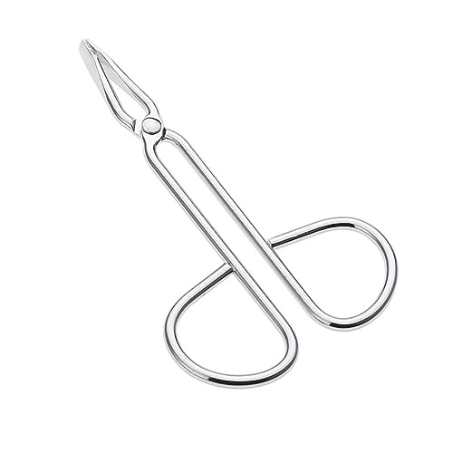 Mikinona 1 Juego De 6 Piezas Abrazadera De Ceja Equipo Latigazo Peine Recortadora Facial Pinzas Para Cejas De Acero Inoxidable Pinzas Para Extensiones De Pestañas Silver