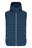 Blend BHEdmar Herren Weste Steppweste Outdoor Weste Regular Fit, Farbe: Dress blue melange (204672), Größe: 2XL