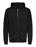 Veste à capuche Only & Sons Homme Onsceres Life Zip Thr. Sweat À Capuche Noos Maillot de surv tement, Noir, L EU