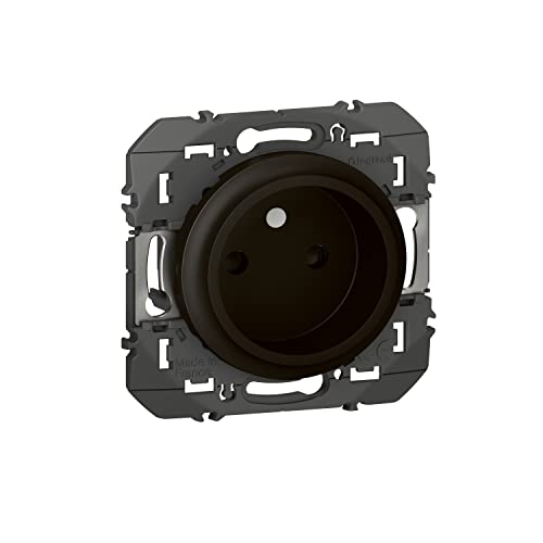 Legrand LEG95274 Compo Dooxie 2P Socket with 16A Well Black Finish