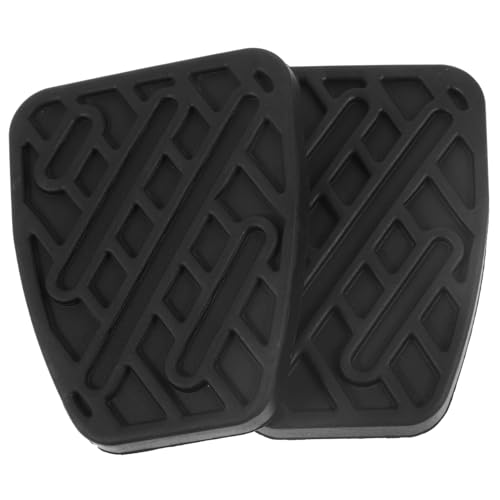 SEWOART Couvre-pédales en Caoutchouc Nbr Noir pour Pédale D'accélérateur Frein, Protection Saleté et Eau, Prolonge la Durée de Vie, Pack, Accessoire...