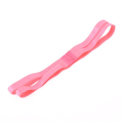 LDA La Cinta elástica para el Pelo Mantiene Fresca y Antideslizante con Doble Banda para el Ejercicio de Yoga, para Las Mujeres y la Cinta elástica para la Frente de Yoga. Phosphor