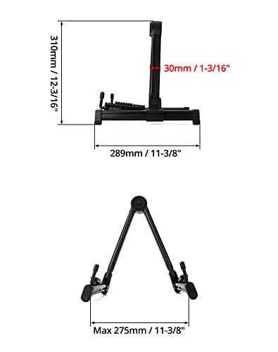 QWORK Support de guitare universel , pliable métal supports de guitare électrique , léger, adaptéà la guitare acoustique… - Les Beatles, Paul McCartney, John Lennon, RIngo Starr, George Harrison QWORK Support de guitare universel , pliable métal supports de guitare électrique , léger, adaptéà la guitare acoustique… – Image 7