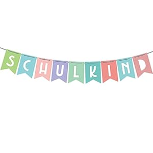 Oblique Unique Schulkind Girlande