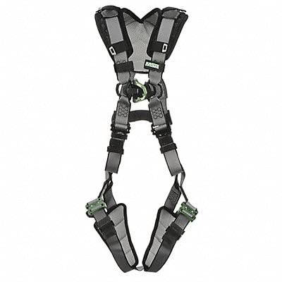 MSA 10194944 V-FIT Harness, Extra Small, Back D-Ring, Quick-Connect Leg Straps, Shoulder & Leg Padding