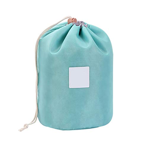 Travel Drawstring Toiletry Cosmetic Portable Bags Organizer Large Capacity Pouch (Green)