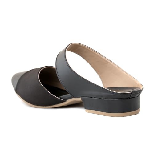 Image of Khadim's Cleo Flat Mule Slip On Sandal for Women