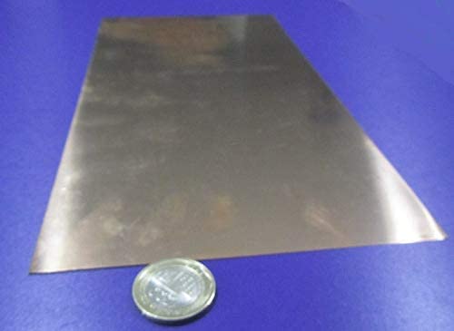 510 Phosphorus Bronze Shim .010" Thick x 6.00" Width x 12.00" Length 1 Pc