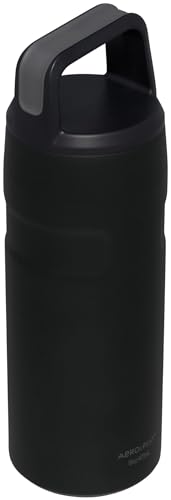 Image of Stanley IceFlow Cap and Carry Water Bottle | Wide Mouth Twist Lid | Lightweight & Leakproof for Travel & Sports | Insulated Stainless Steel | BPA-Free