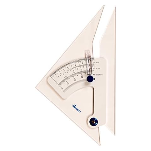 Pickett Adjustable Triangle, 6" Long, 1 Each Cover
