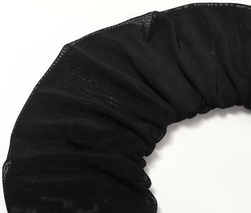 Hazhlko Women's Super Long Stretchy Ruched Mesh Tulle Sheer Gloves Costume Opera Party 1920's Dance Gloves