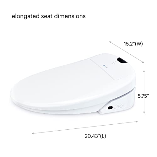 Brondell S1200-EW Luxury Bidet Toilet Seat In Elongated White thumb #9