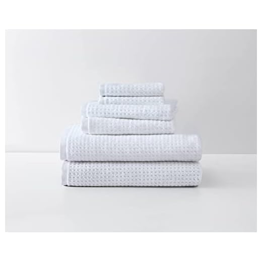 Tommy Bahama - Bath Towels Set, Highly Absorbent Cotton Bathroom Decor, Low Linting & Fade Resistant (Nothern Pacific White, 6 Piece)