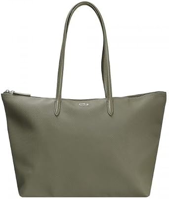 Lacoste NF1888PO Large Shopping Bag Tote in Kaki