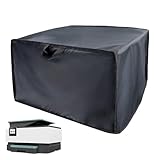 プリンターカバー、寸法的に正確なほこりや汚れ保護カバー、オックスフォード布プリンタープロテクター、防水、使いやすく、調整が簡単、黒色。ほとんどのプリンターに完璧にフィット。