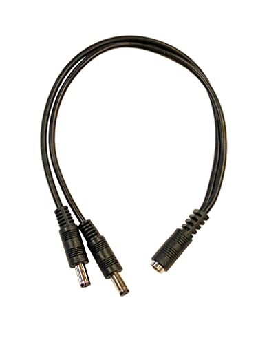 Keen Eye Inc. Pack de 5 cables DC Power Y Splitter 5.5mm x 2.1mm miniatura 2