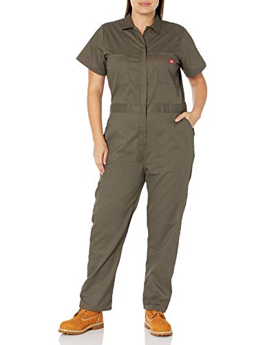 Combinaison short sleeve Dickies ample anti-frottement pour femme active