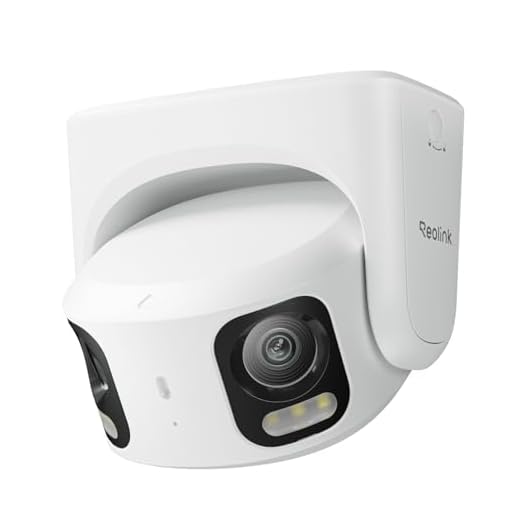 Reolink 16MP UHD Dual-Objektiv PoE Überwachungskamera außen mit 180° Panoramaansicht, Bewegungsspur, Farb-Nachtsicht, IP67